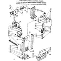 Kenmore 1067690510 air flow and control parts diagram