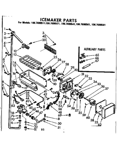Ice maker parts