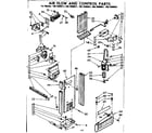 Kenmore 1067690541 air flow and control parts diagram