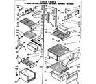 Kenmore 1067690561 liner parts diagram