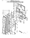 Freezer door parts