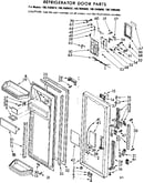 Refrigerator door parts
