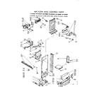 Kenmore 1067690610 air flow and control parts diagram