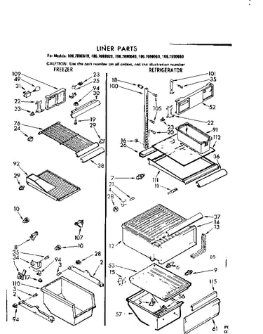 Liner parts