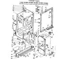 Kenmore 1067690610 cabinet parts diagram