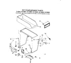 Kenmore 1067690640 ice compartment parts diagram