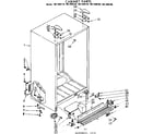 Kenmore 1067690760 cabinet parts diagram