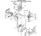 Kenmore 1067690740 air flow parts diagram