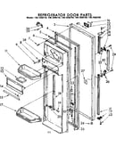 Refrigerator door parts