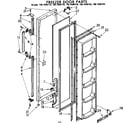 Kenmore 1067690780 freezer door parts diagram