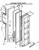 Freezer door parts