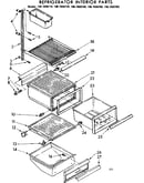 Refrigerator interior parts