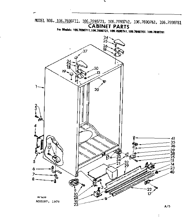 Cabinet parts