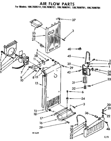 Air flow parts