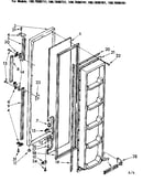 Freezer door parts