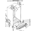 Kenmore 1067690810 cabinet parts diagram