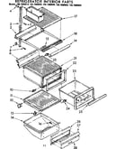 Refrigerator shelving and drawers