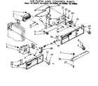 Kenmore 1067690810 air flow and control parts diagram