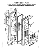 Freezer door parts