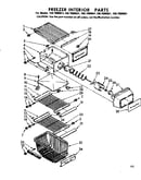 Freezer interior parts