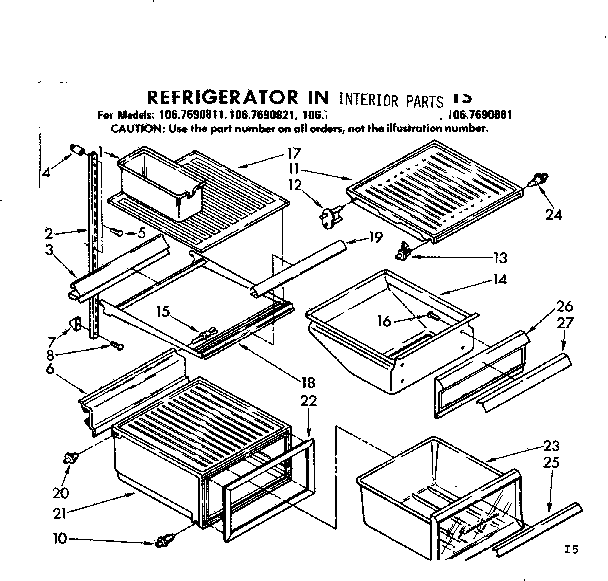 Interior parts