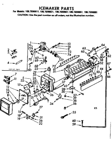 Icemaker parts