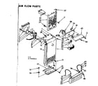 Kenmore 1067690882 air flow parts diagram