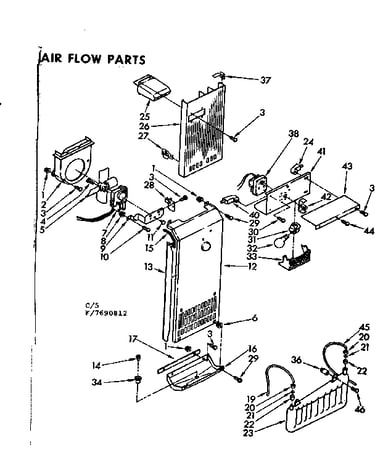 Air flow parts
