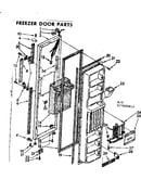 Freezer door parts