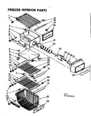 Freezer interior parts