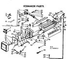 Kenmore 1067690862 icemaker parts diagram