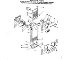 Kenmore 1067690910 air flow parts diagram