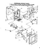 Dispenser front parts