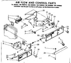 Kenmore 1067690920 air flow and control parts diagram