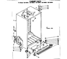 Kenmore 1067690921 cabinet parts diagram