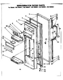 Refrigerator door parts