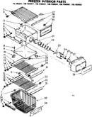 Freezer interior parts