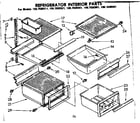 Kenmore 1067690941 interior parts diagram