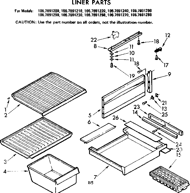 Liner parts