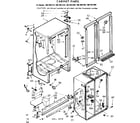 Kenmore 1067691320 cabinet parts diagram