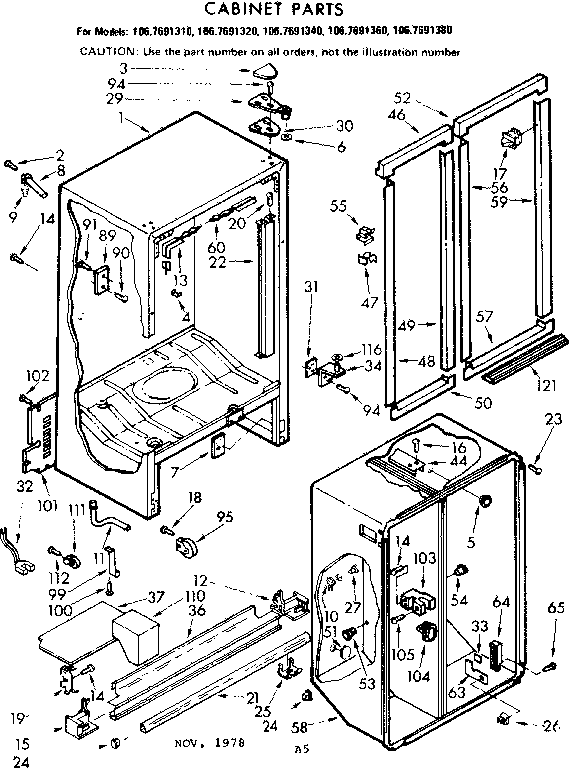 Cabinet parts