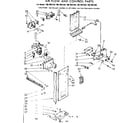 Kenmore 1067691320 air flow and control parts diagram