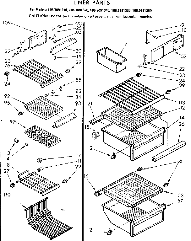 Liner parts