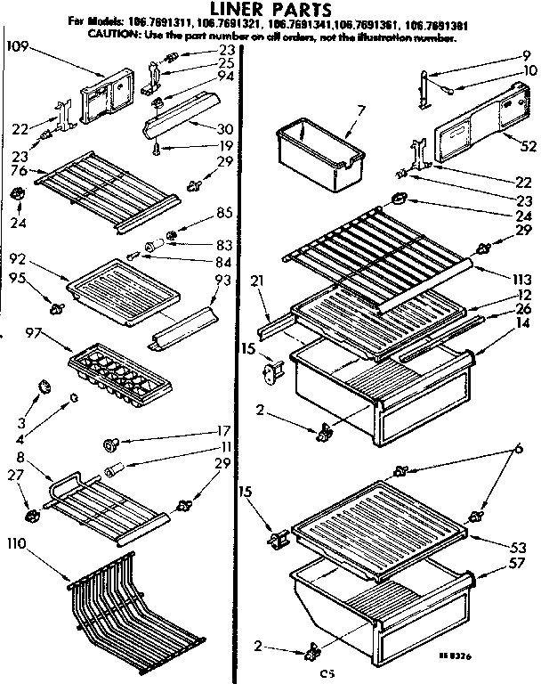 Liner parts