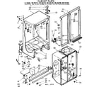 Kenmore 1067691480 cabinet parts diagram