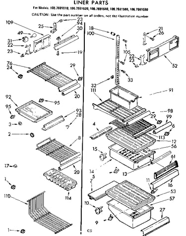 Liner parts