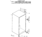 Kenmore 1067692050 cabinet parts diagram