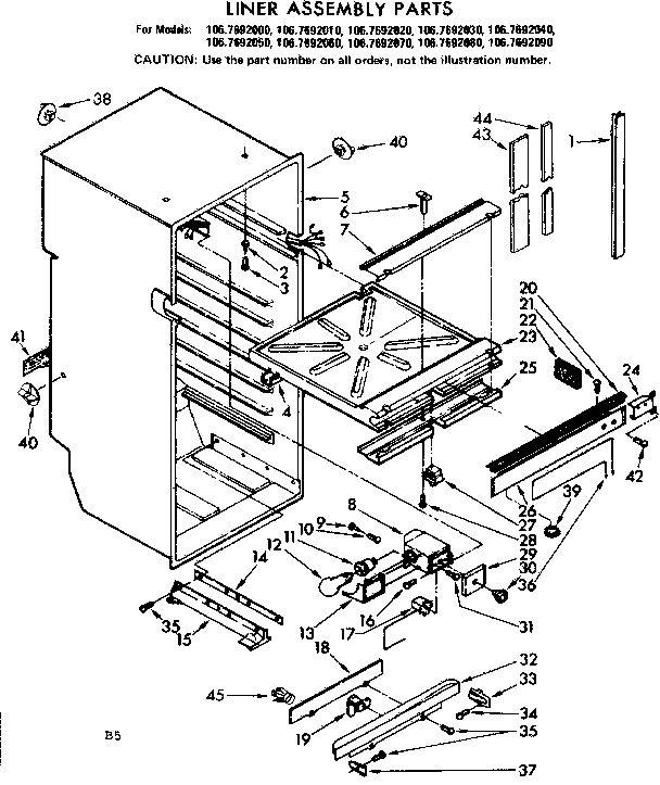 Liner parts