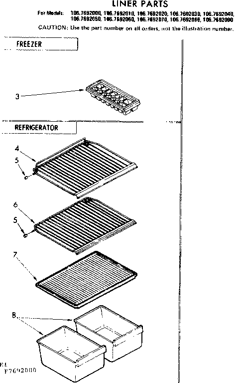 Liner parts