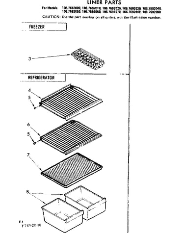 Liner parts